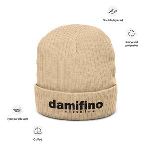 Dam D-1 Ribbed knit beanie