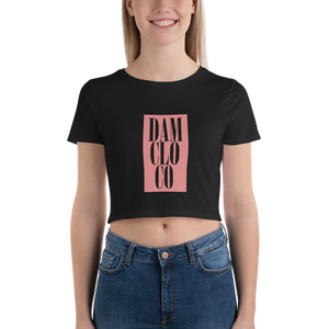 Dam Clo Co  Rose inverse Women’s Crop Tee